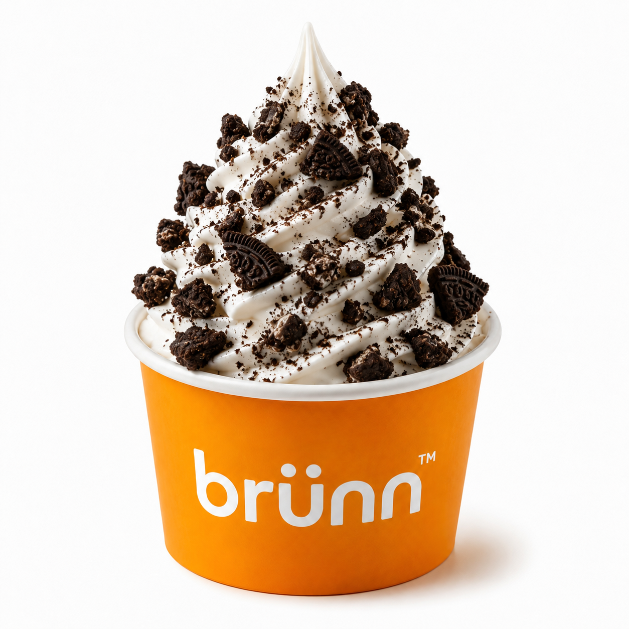 The Classic — brünn yogurt with Oreo crumbs